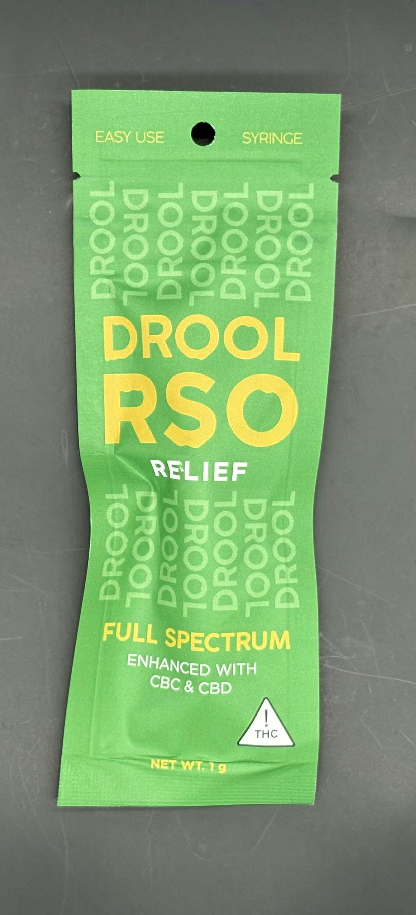 Drool Relief RSO 1 Gram Syringe