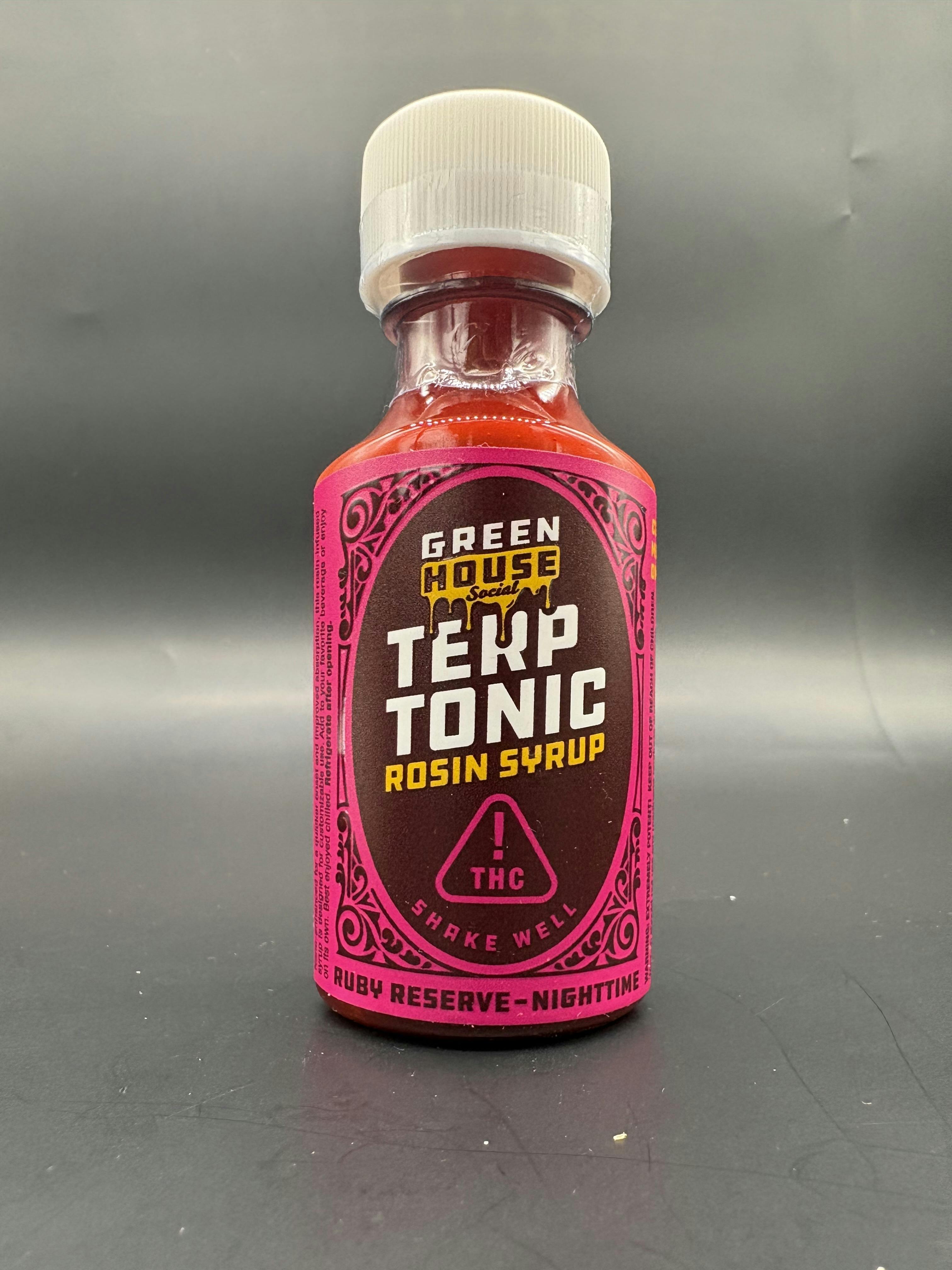 Greenhouse Social - Ruby Reserve - Terp Tonic Nighttime Rosin Syrup - 200mg
