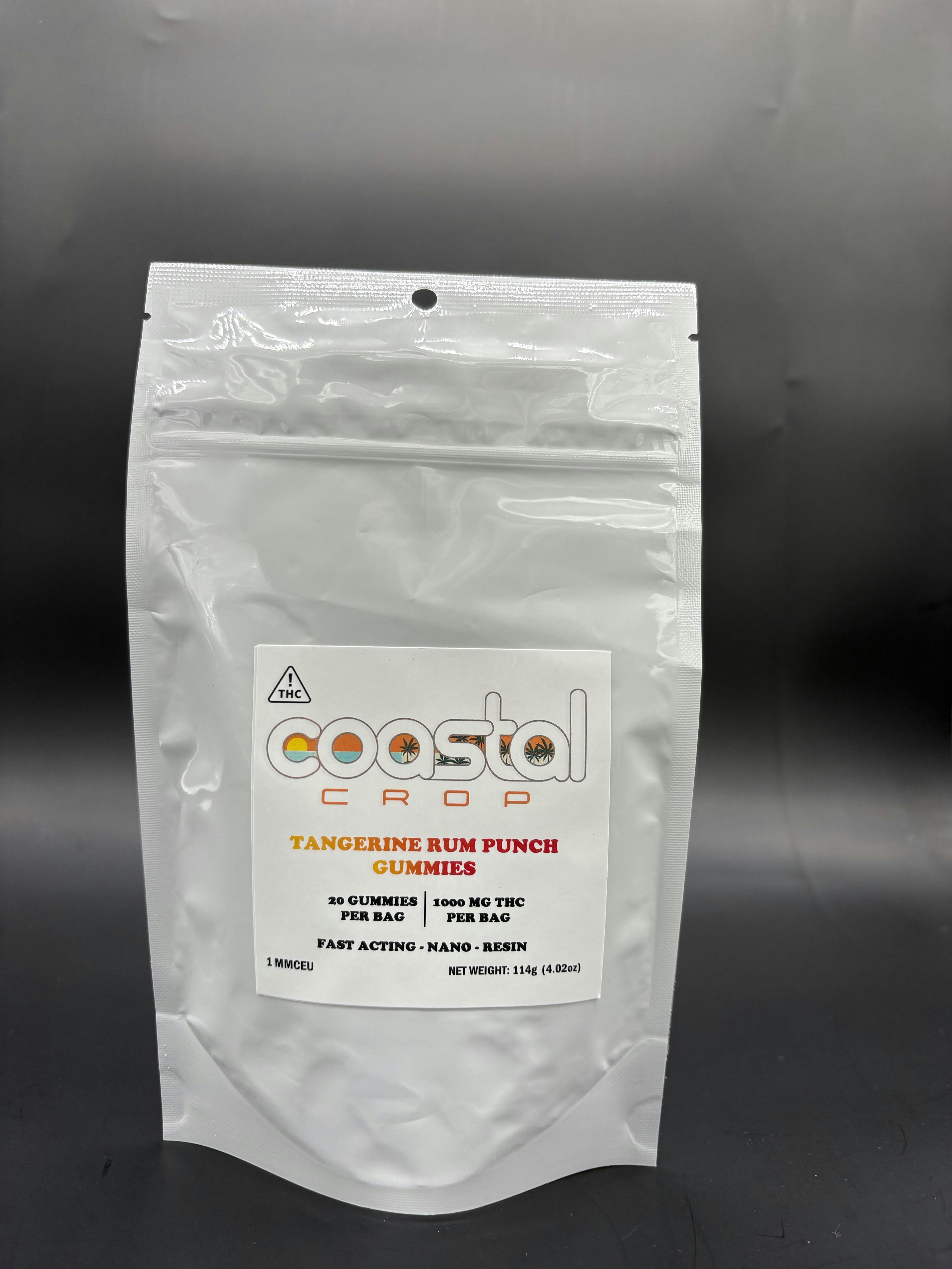 Coastal Crop - Tangerine Rum Punch - 20ct 1000mg bags