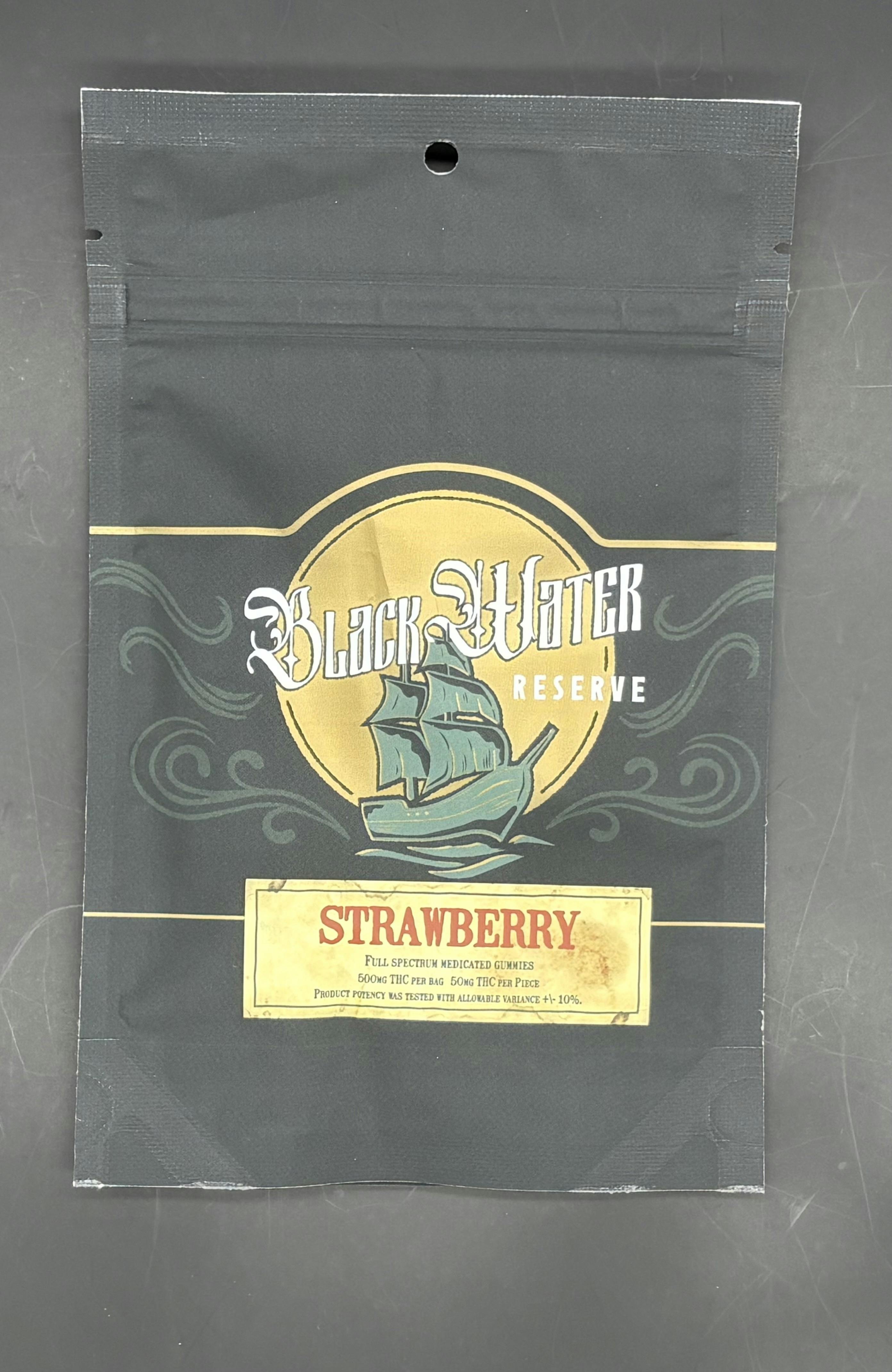 Black Water Reserve - Strawberry 500mg - Gummies
