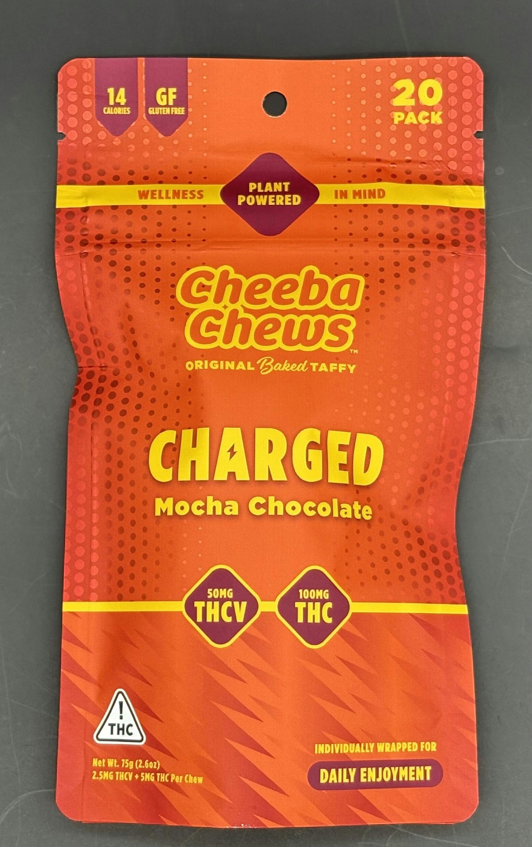 Cheeba Chews Charged Mocha Chocolate 100mg 20 Pack