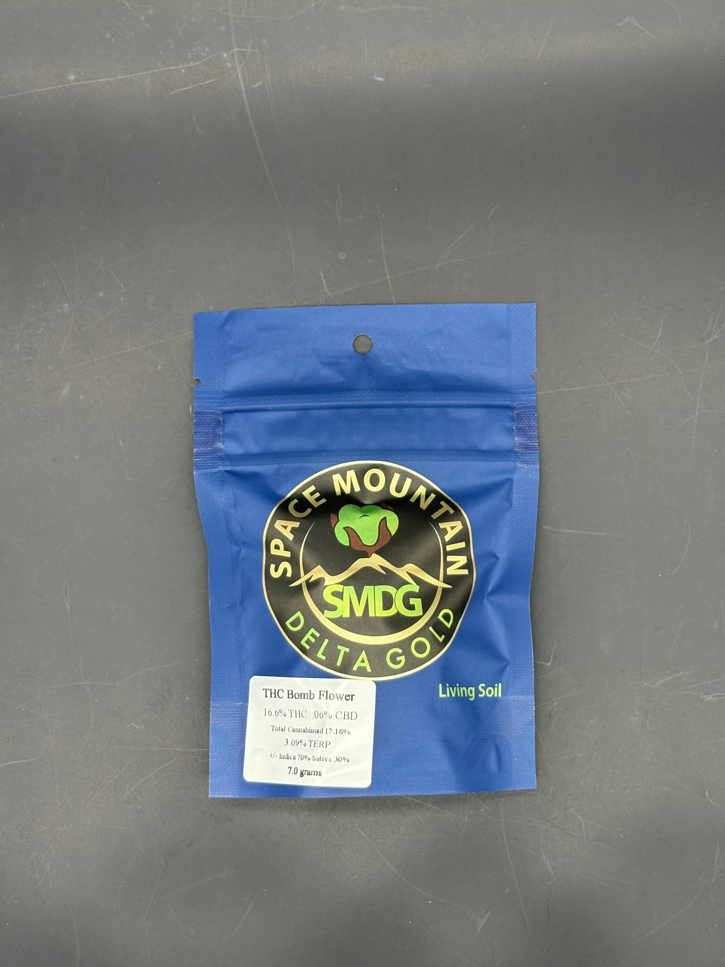 Space Mountain Delta Gold- THC Bomb Flower - 7g