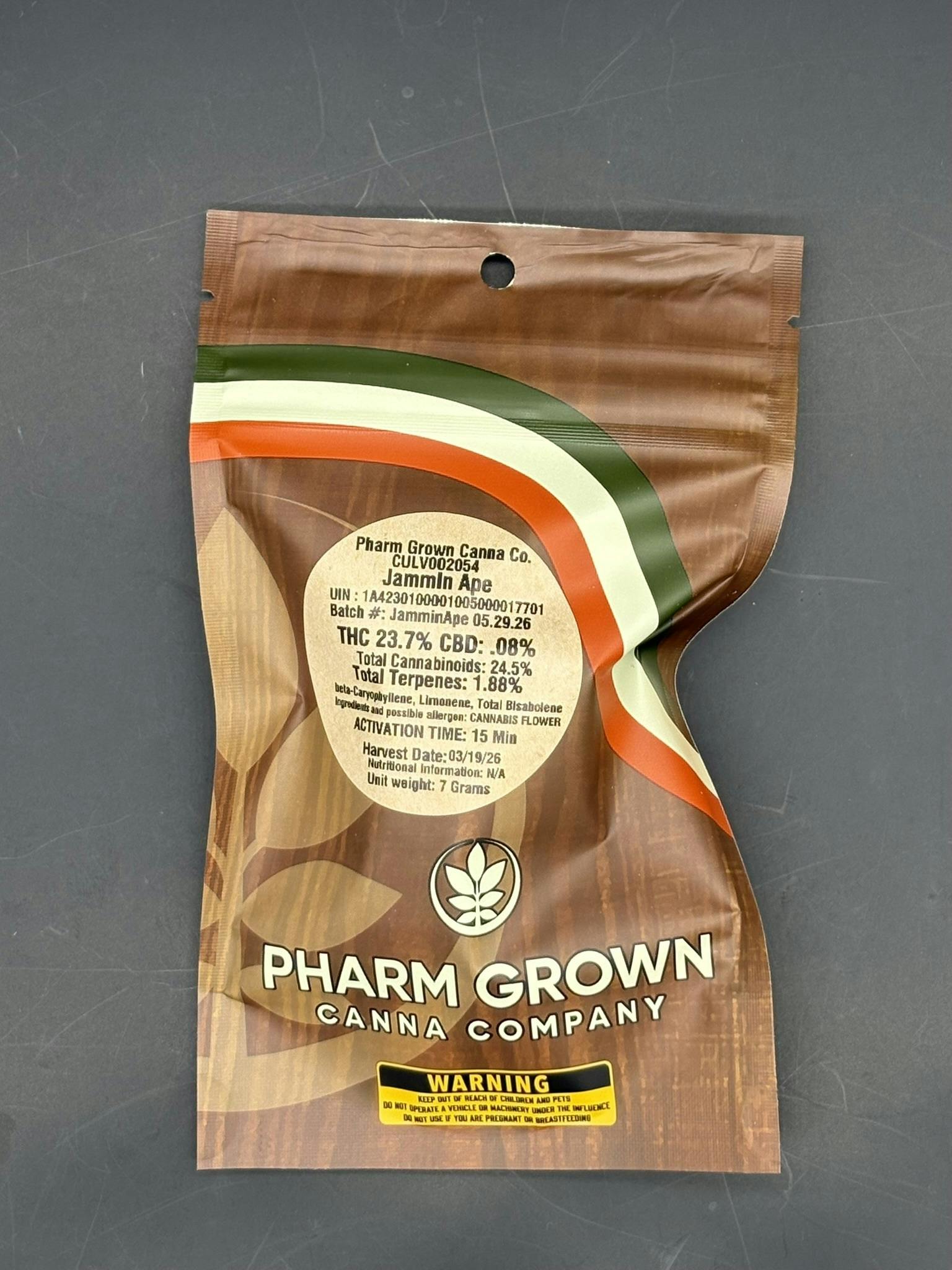 Pharm Grown - Jammin Ape - 7g - Flower