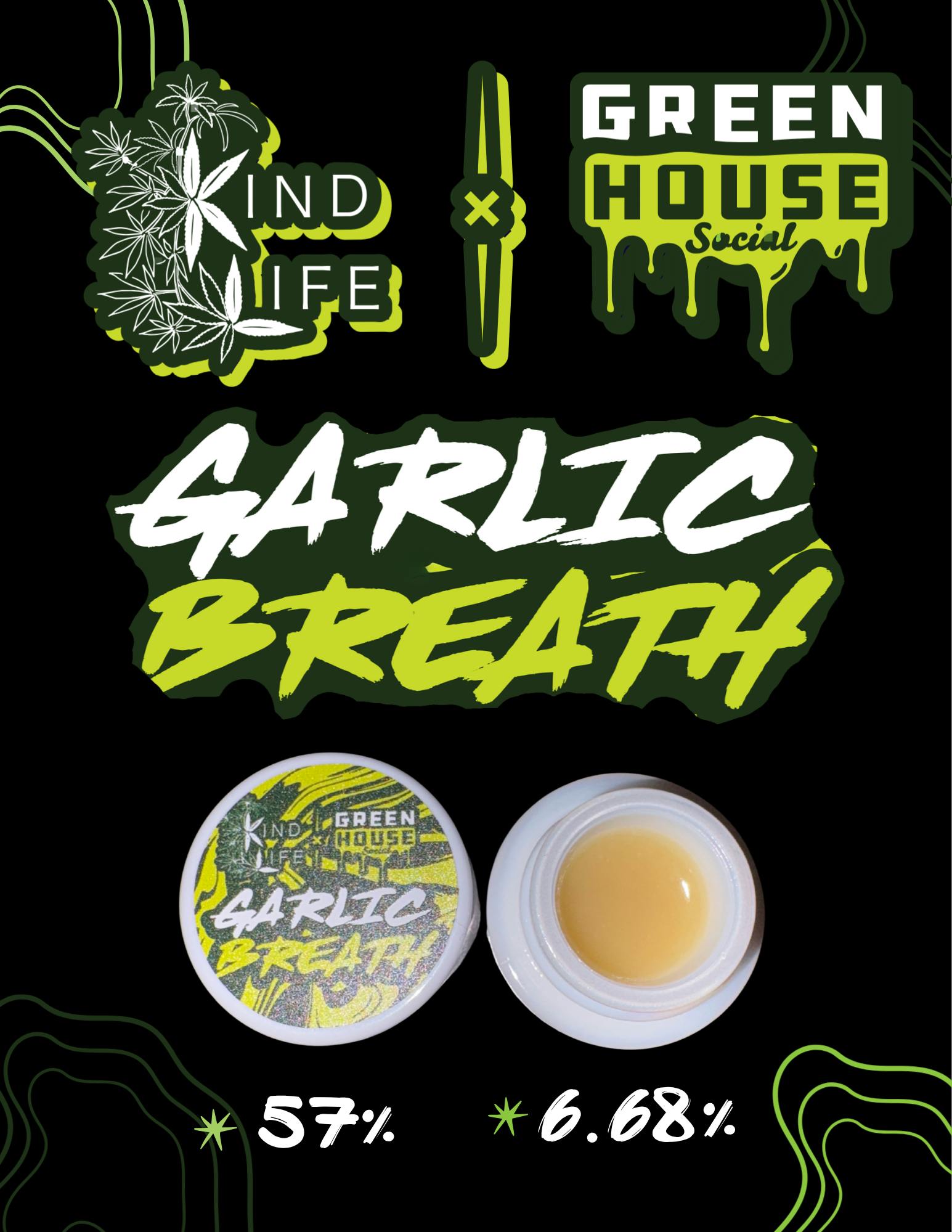 Greenhouse Social - Garlic Breath - 1g Rosin