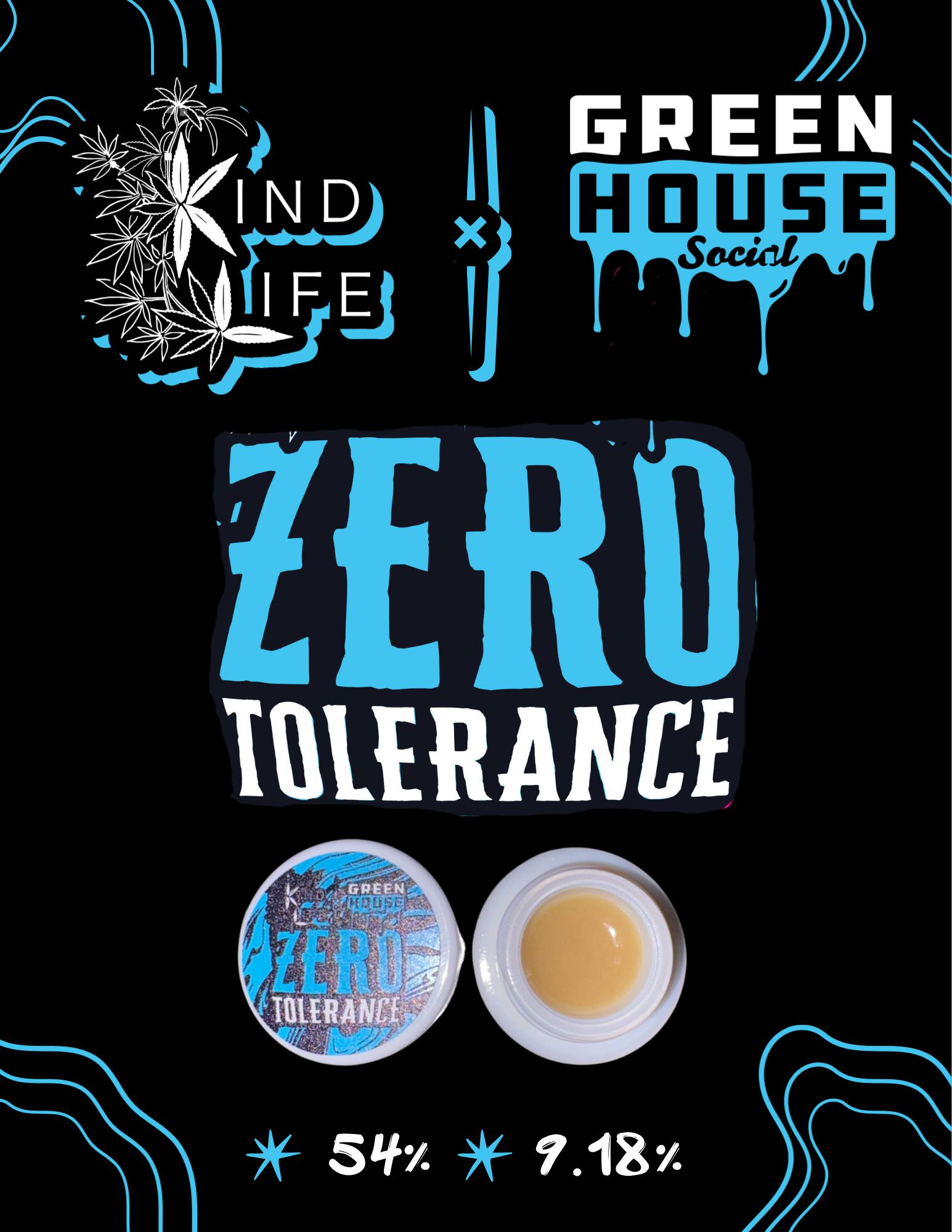 Greenhouse Social - Zero Tolerance Rosin - 1g