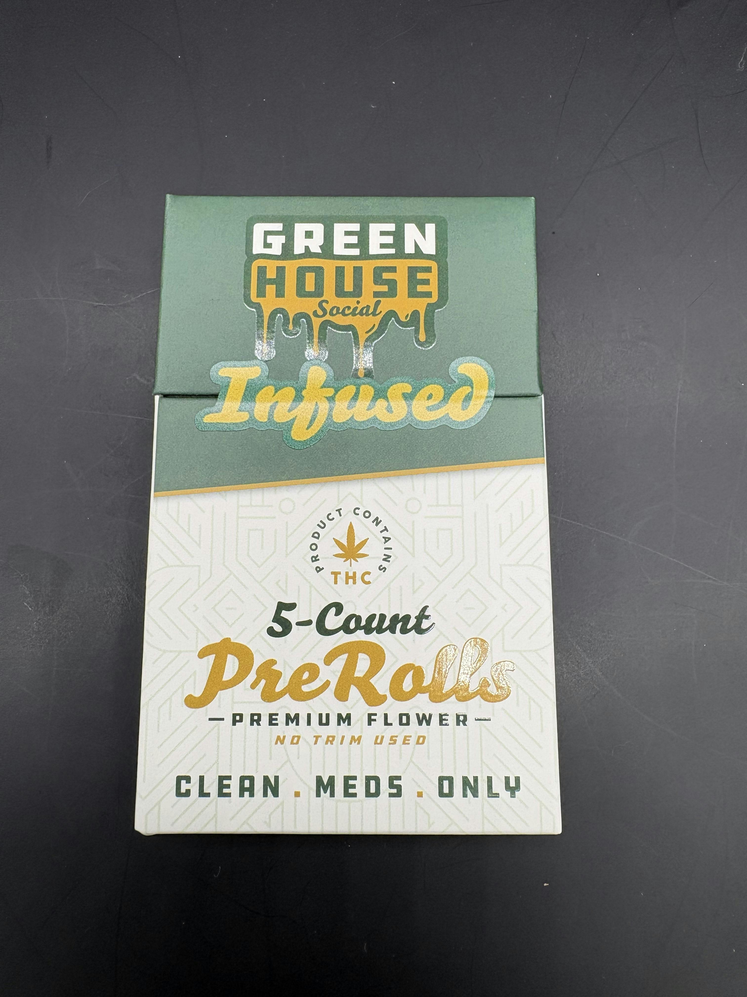 Greenhouse Social - Pineapple Gas Marker Hash Infused Pre Rolls - 3.5g