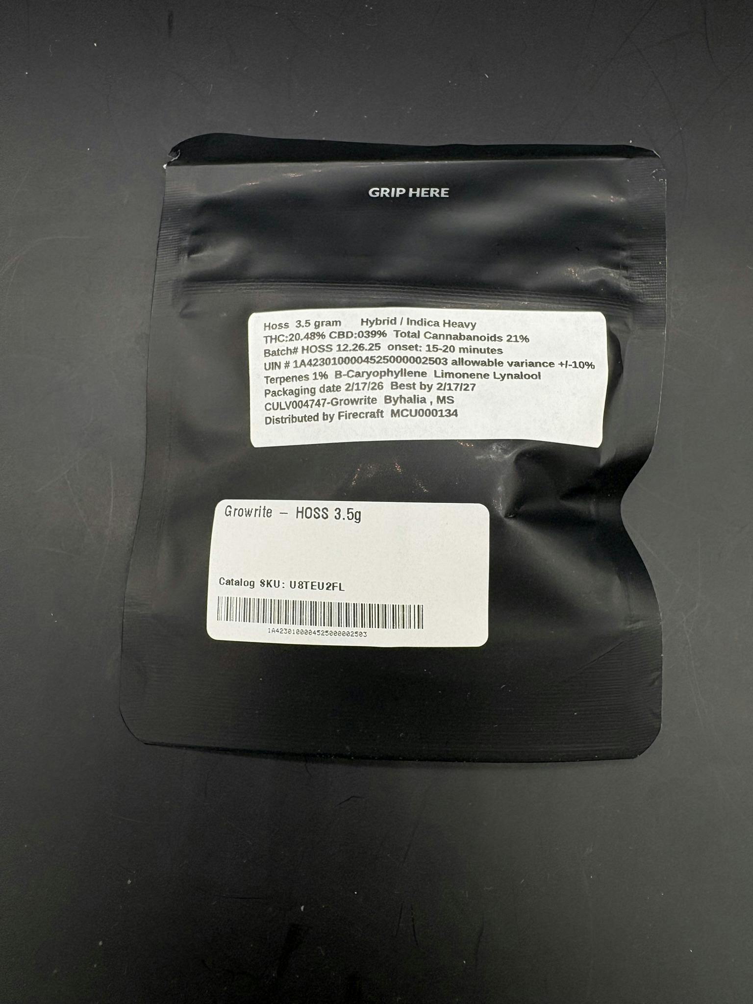 Growrite - HOSS 3.5g