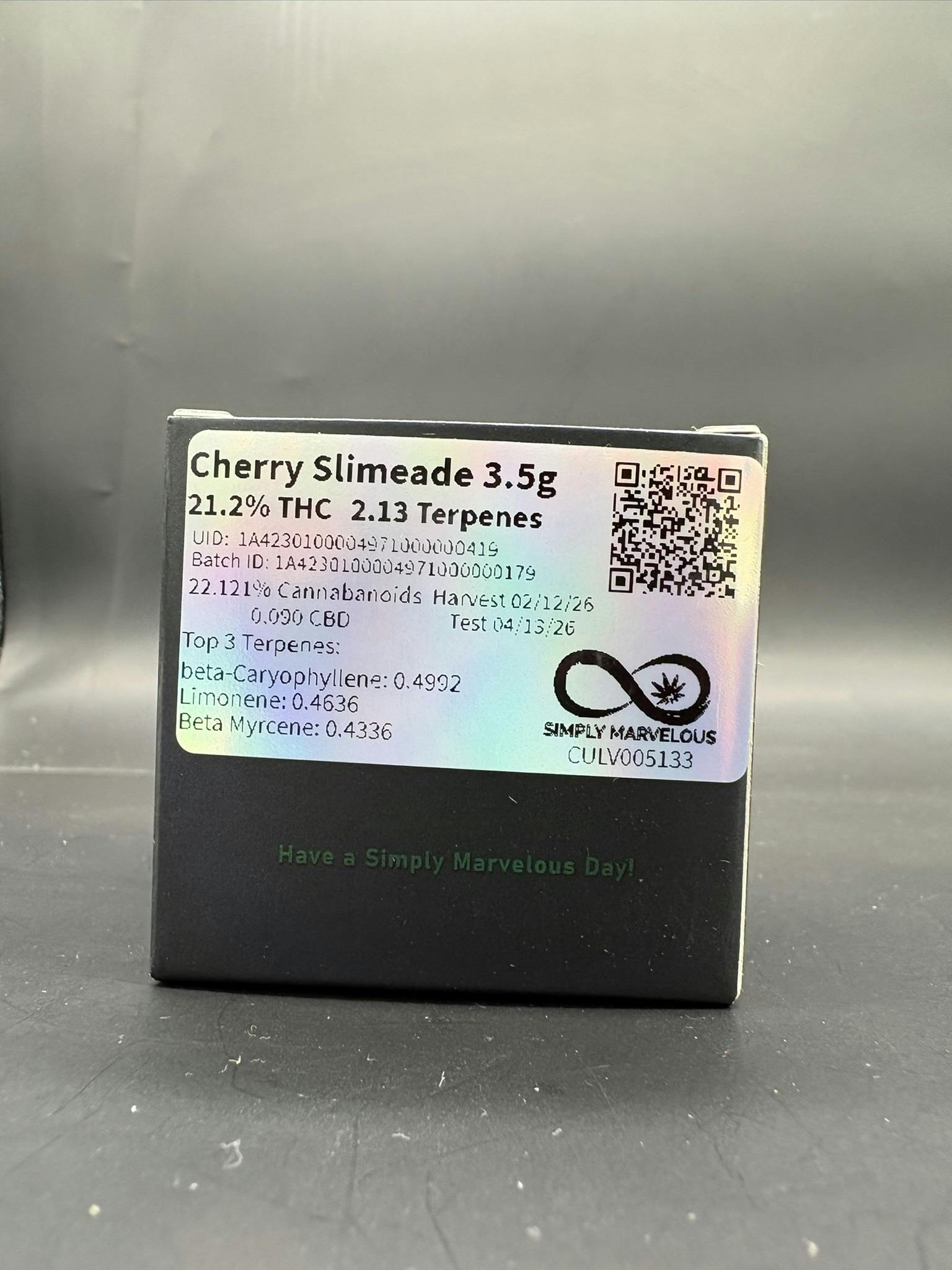Simply Marvelous - Cherry Slimeade - 3.5g (SAT)