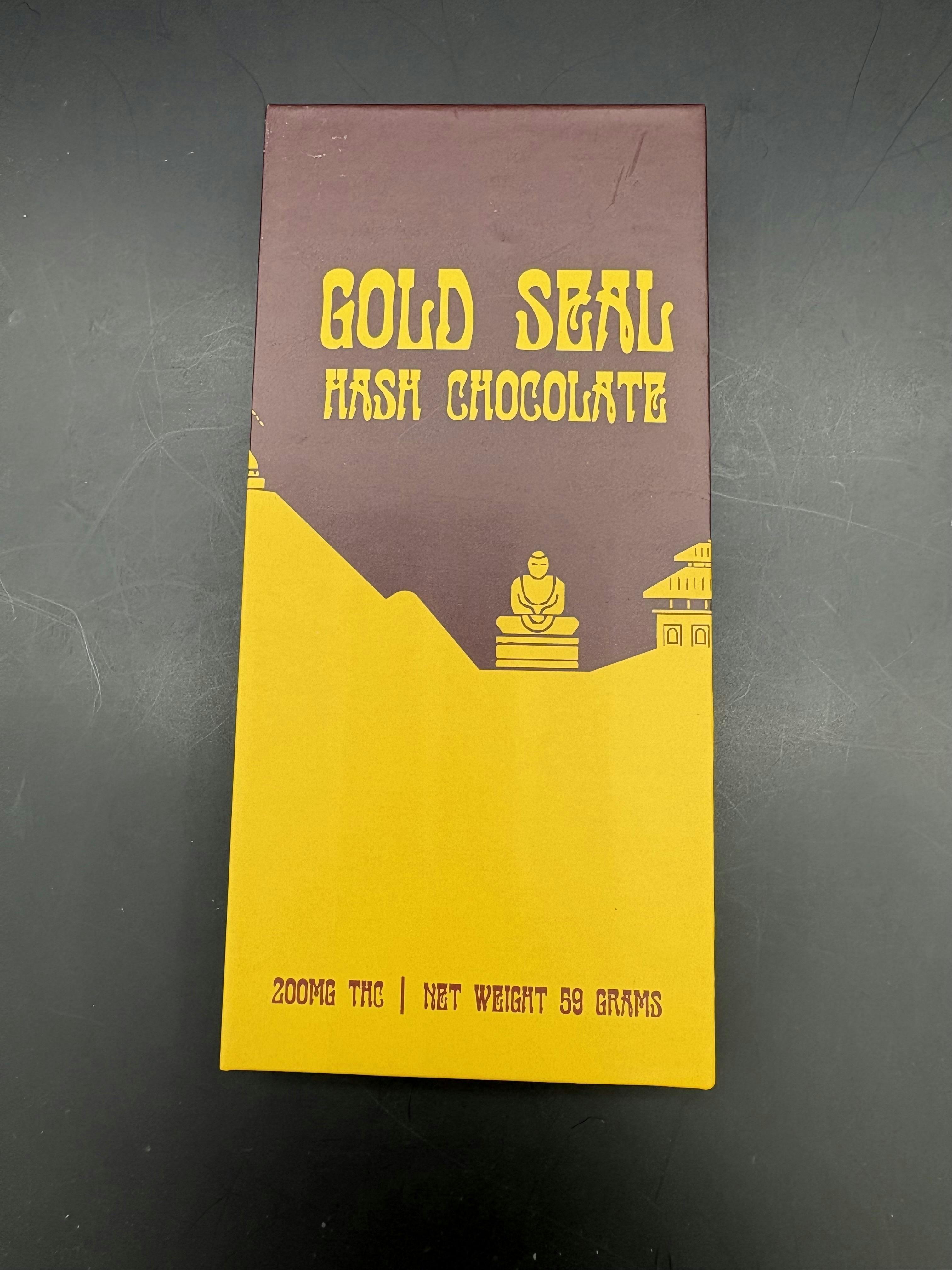 Gold Seal Hash Chocolate - Dark Chocolate - 200mg