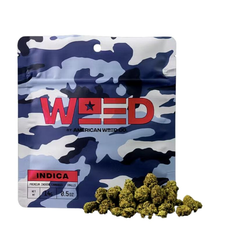 American Weed Co. - Blueberry Cream Cake - Indica - 3.5g Smalls
