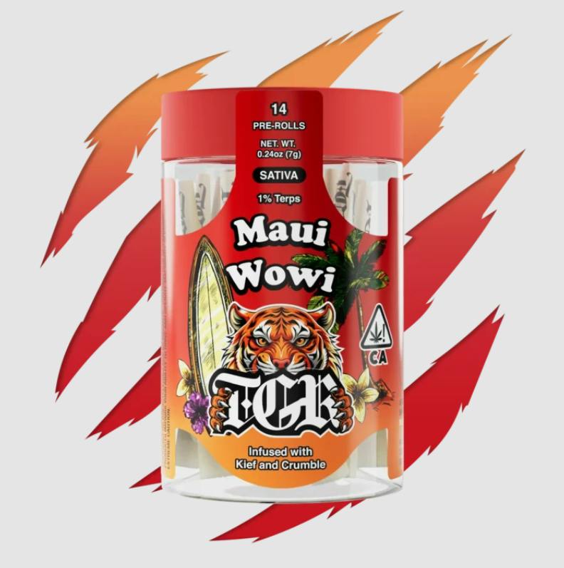 TGR | 14pk Infused Prerolls | 7g | Maui Wowie | Sativa