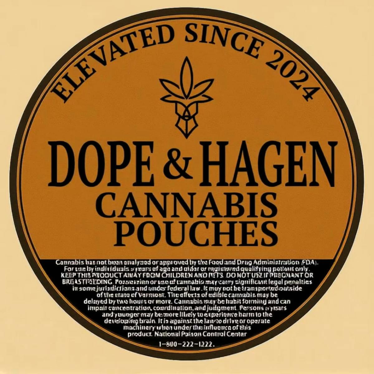 DOPE & HAGEN THC POUCHES - CINNAMON at Five Seasons Cannabis Dispensary White River Junction