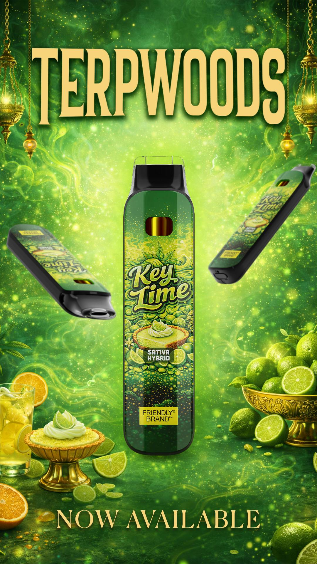 TERPWOODS- FRIENDLY BRAND: Key Lime Ready To Use