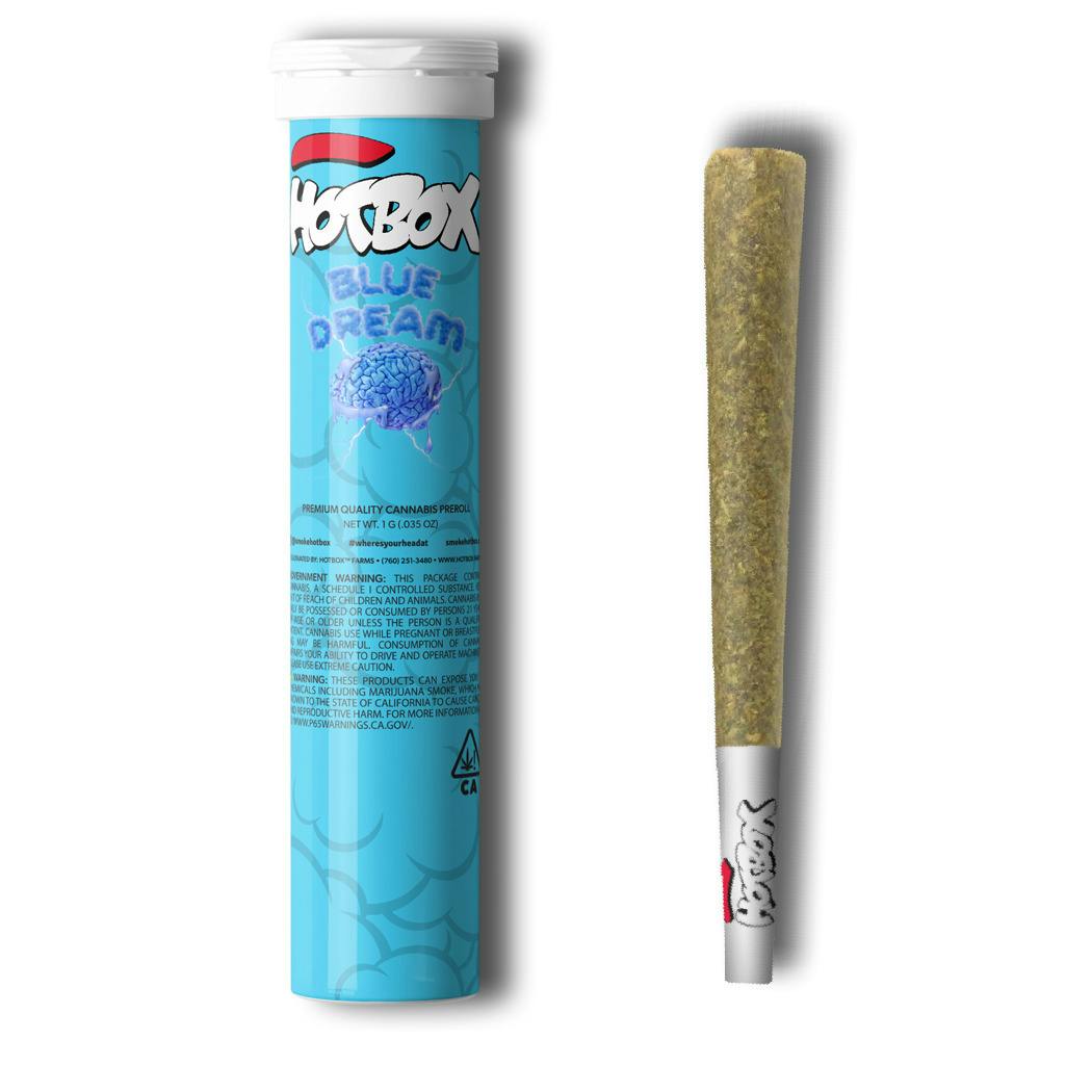 HOT BOX- BLUE DREAM (1G) PREROLL [S]