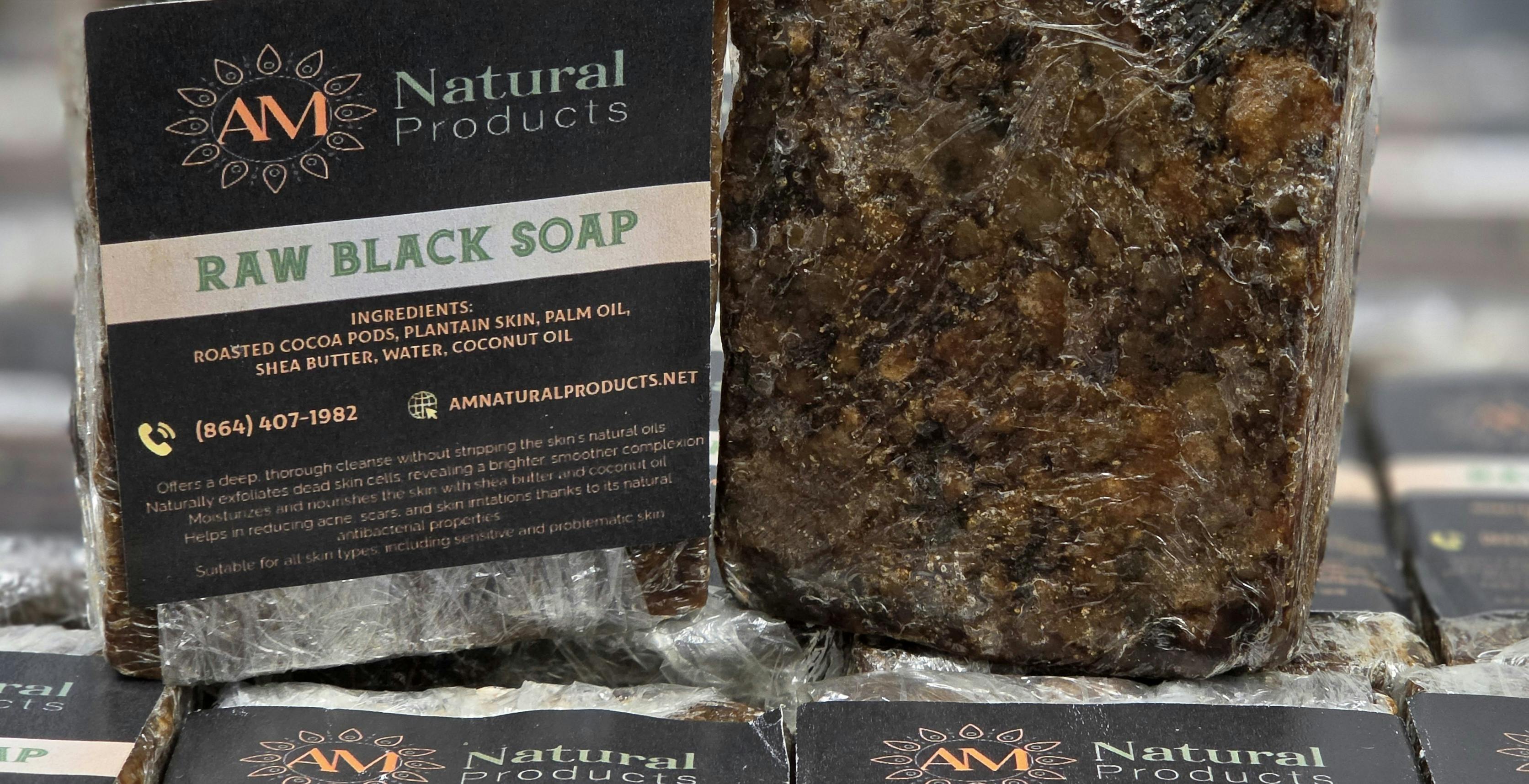 RAW BLACK SOAP (4OZ)