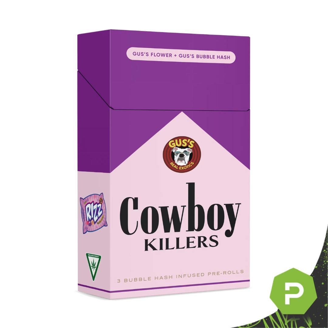 Cowboy Killers | The Rizz | Hash Infused Joints | 1g ea | 3pk