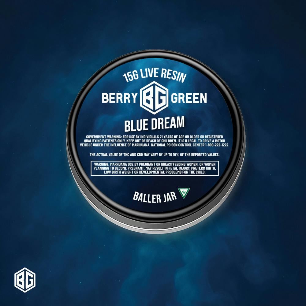 Berry Green | 15g Live Resin | Blue Dream