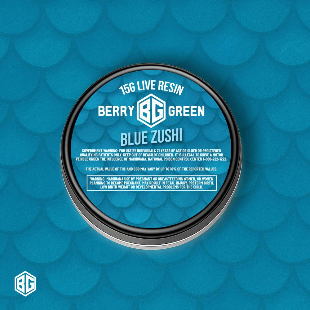 Berry Green | 15g Live Resin | Blue Sushi