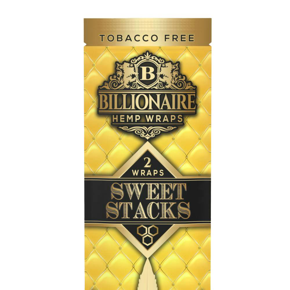 Billionaire | 2pck Hemp Wrap | Sweet Stacks