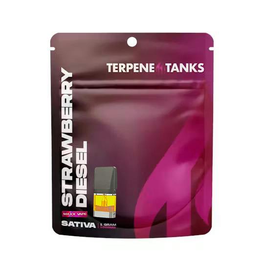 Terpene Tanks - 1g Maxx Pod - Strawberry Diesel cannabis product