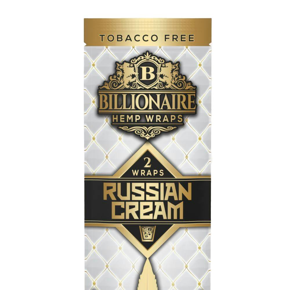 Billionaire | 2pck Hemp Wrap | Russian Cream