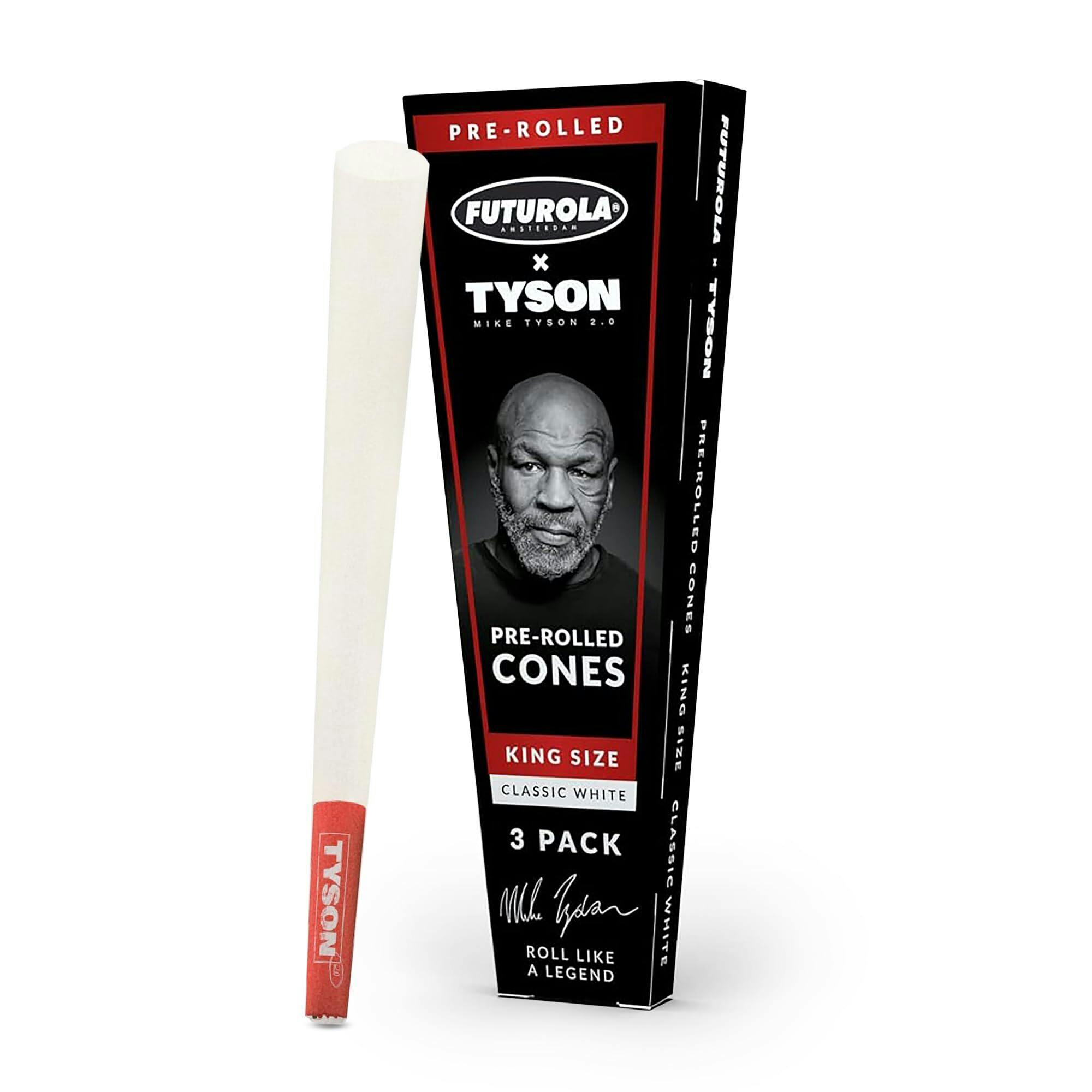 Mike Tyson 3pk King Sized Cones
