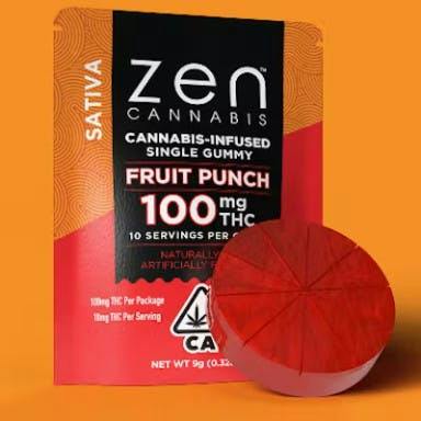 Fruit Punch Sativa Single Gummy