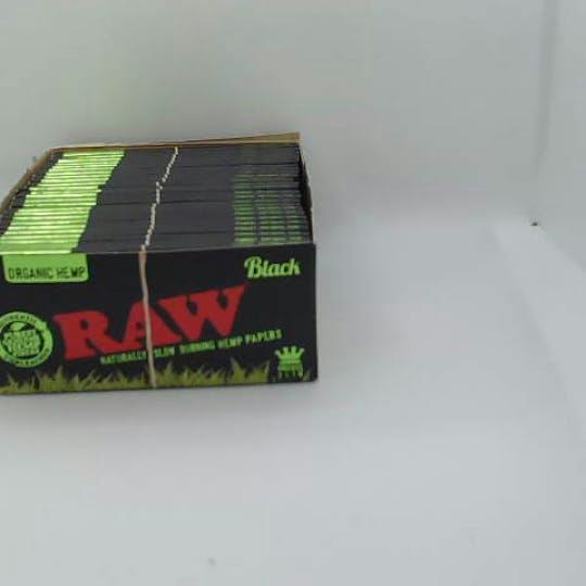 NO Brand Info - Hemp Paper. Black. Slims. ct32