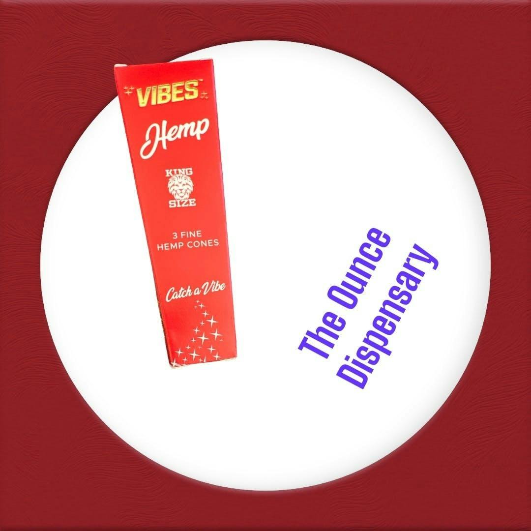NO Brand Info - Wibes Hemp Cones King Size red 3pp