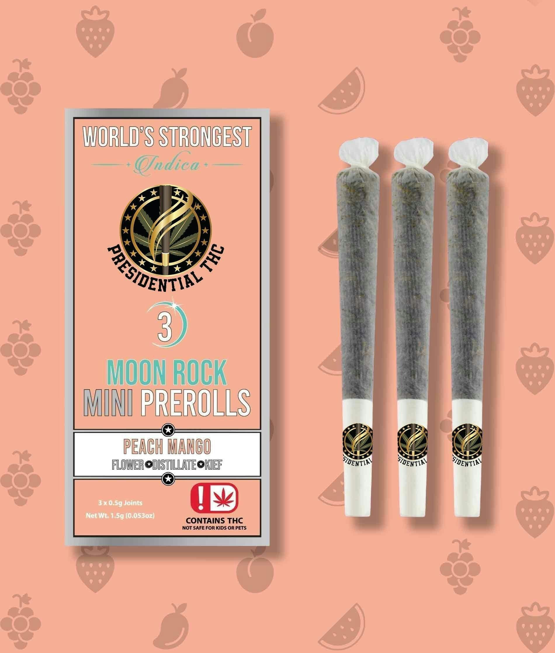 Peach Mango | Moon Rock Infused Minis | 0.5g | 3pk