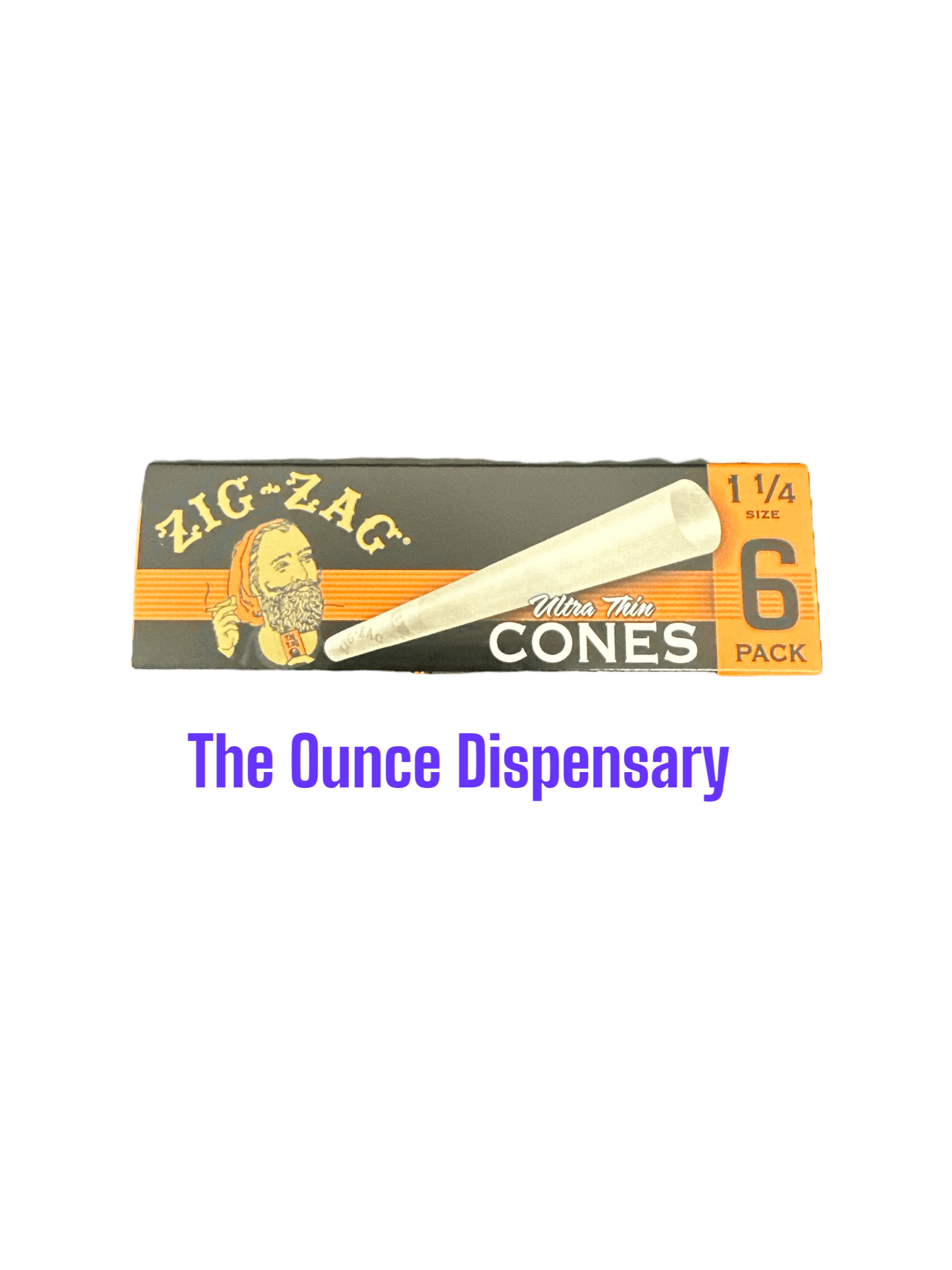 Zig Zag - Zig Zag Ultra Thin Cones 6 Pack 1 1/4