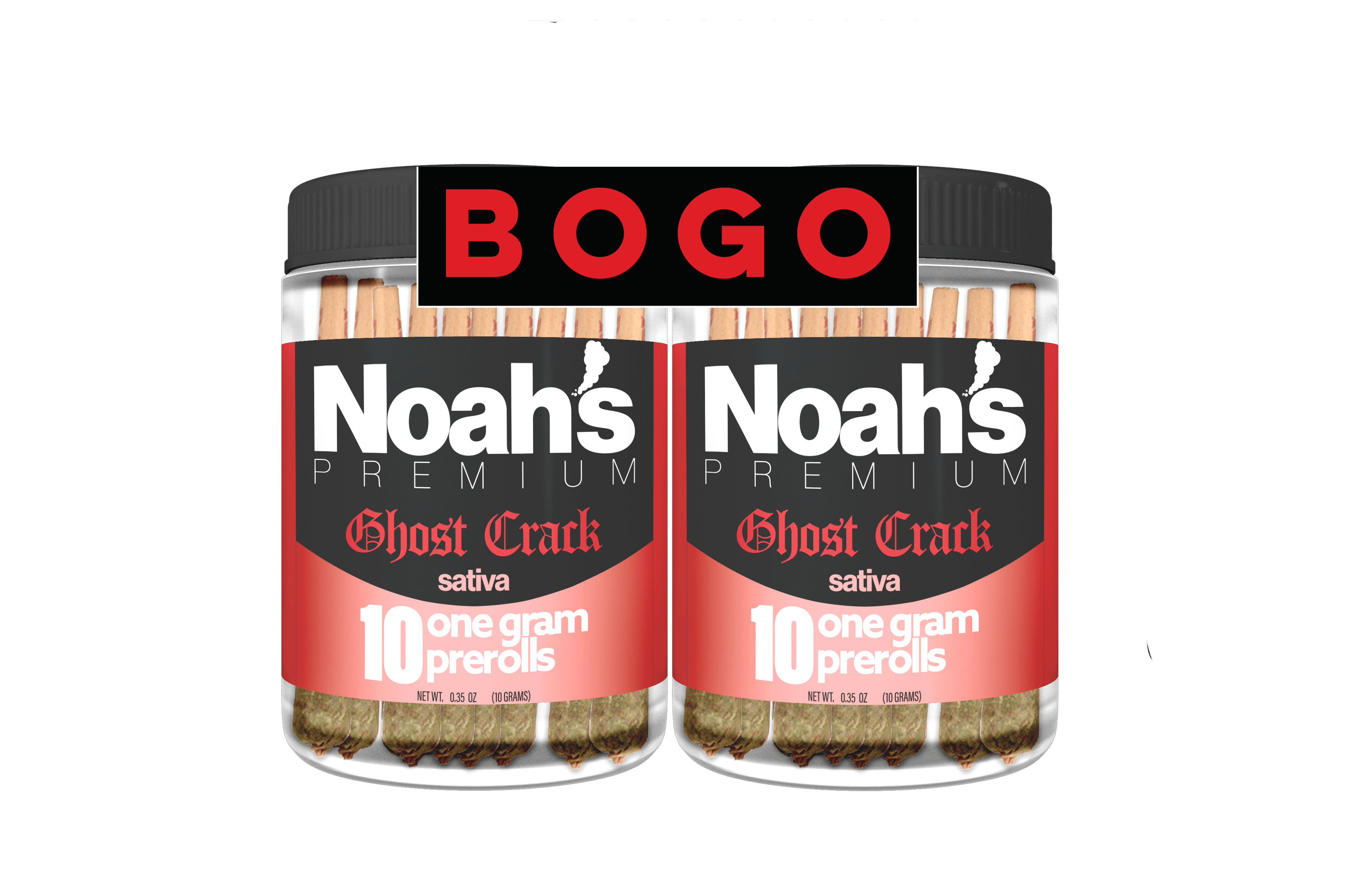 Noah's Premium | BOGO Ghost Crack | Joint | 1g each | 20pk