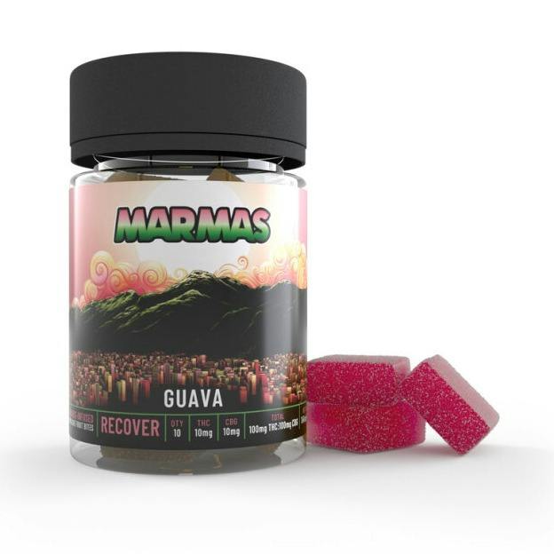 CBG 1:1 Guava Fruit Bites 200mg - Marmas