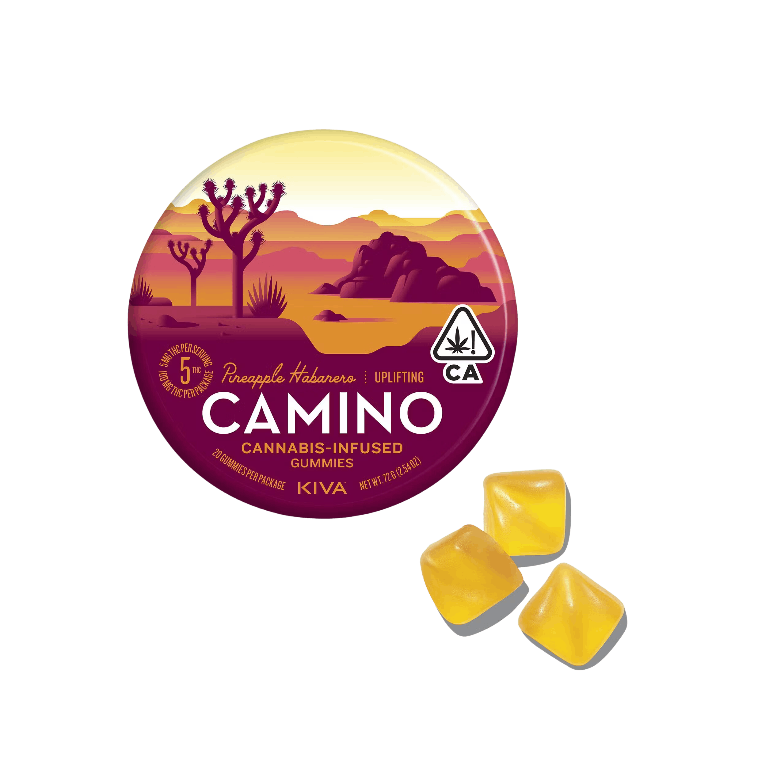 100mg Pineapple Habanero Gummies