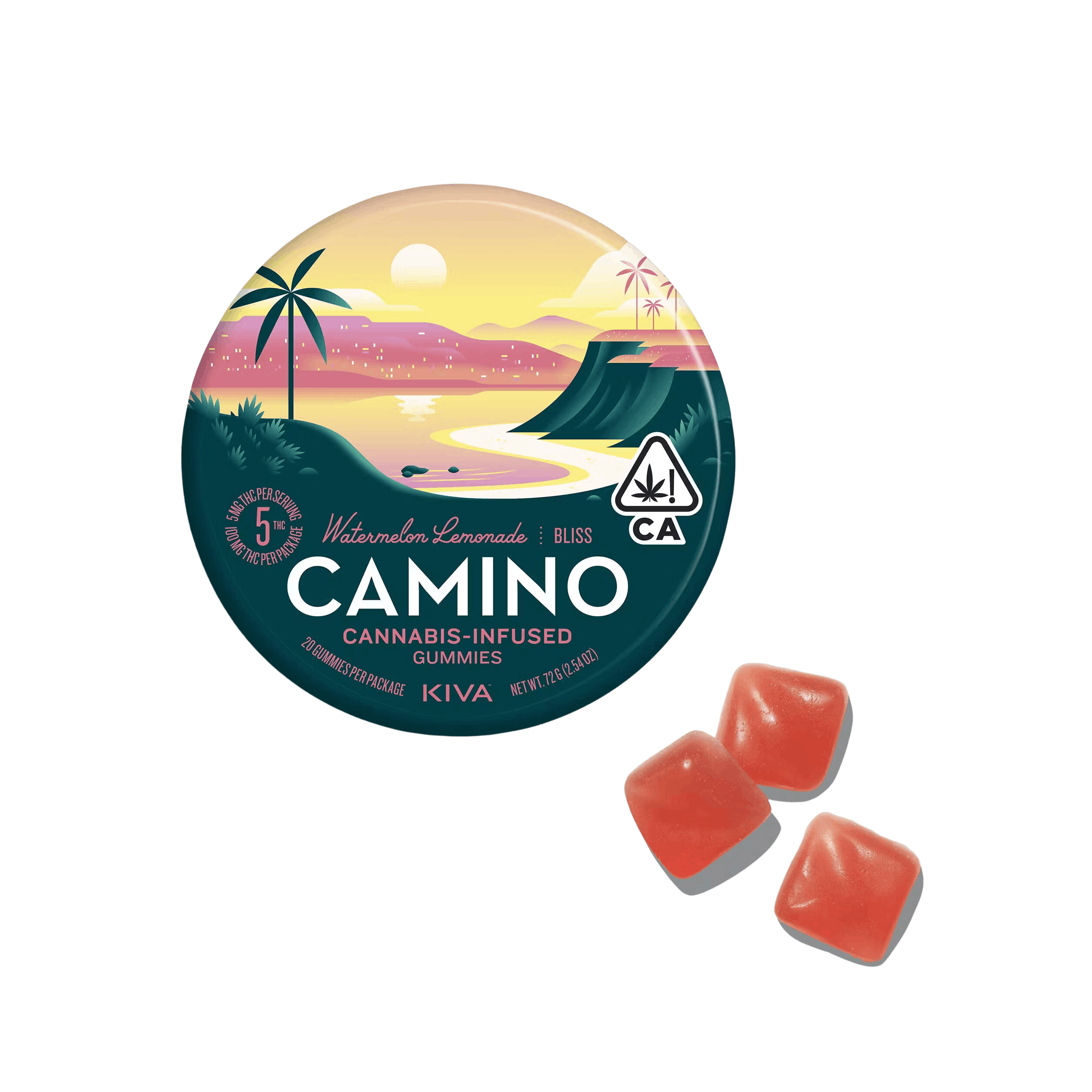 100mg Watermelon Lemonade Gummies