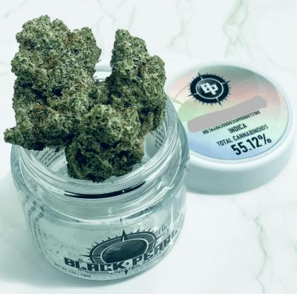 Black Pearl - 3.5g The Kraken Diamond Coated Flower - 3.5 grams