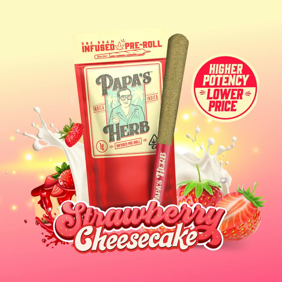 Papas: Strawberry Cheesecake