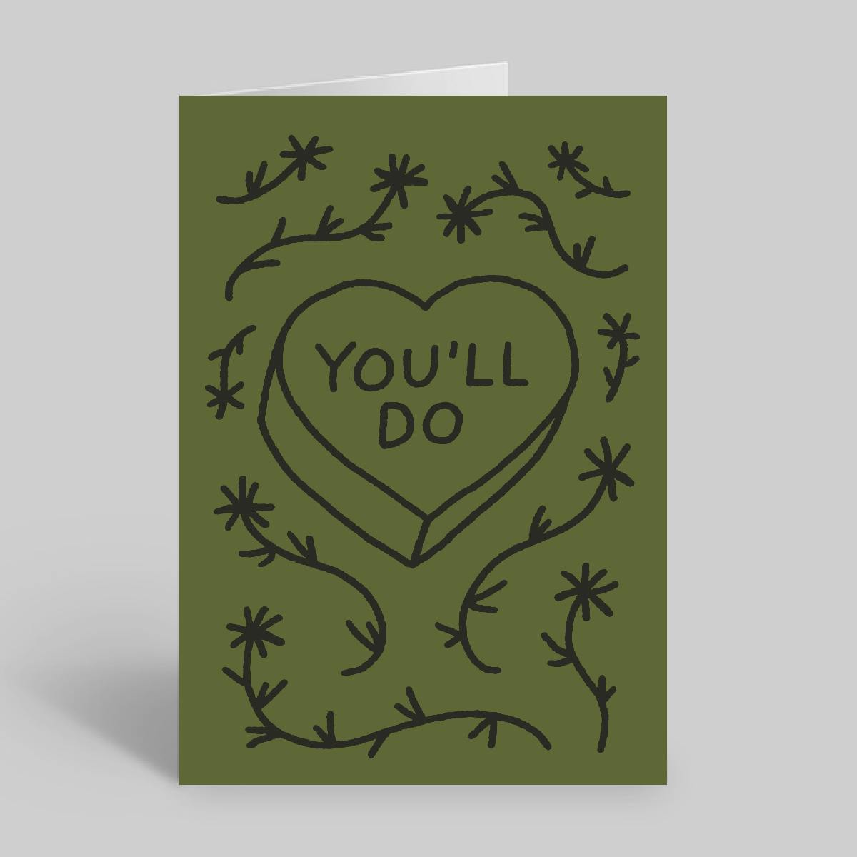 Miss Jones Greeting Card - You'll Do