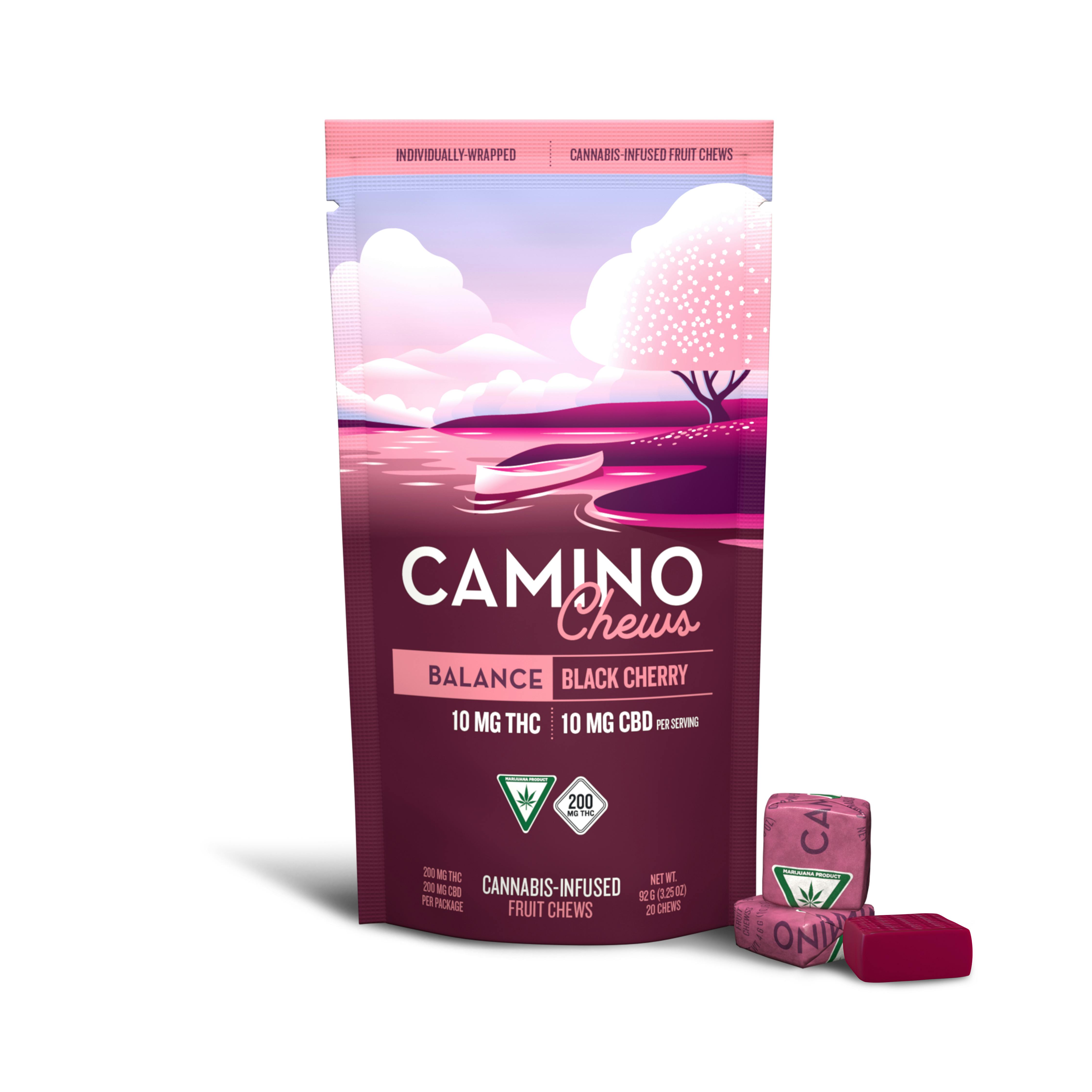 Black Cherry | THC:CBD Chews | 200mg (10pk)