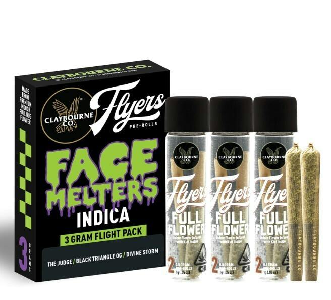 Claybourne Co.- Face Melters Flyers Flight Pack .5g 6pk (I)