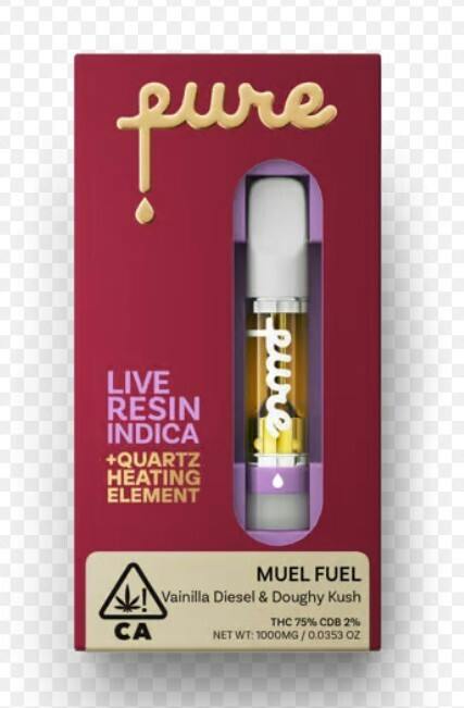 Pure- Muel Fuel Live Resin Cartridge 1g (I)