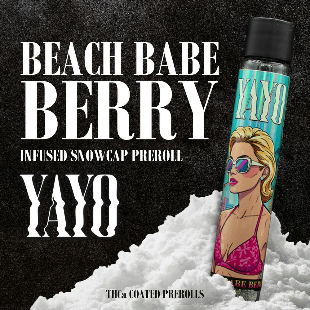 Yayo | 1.25g Infused Snow Cap Preroll | Beach Babe Berry