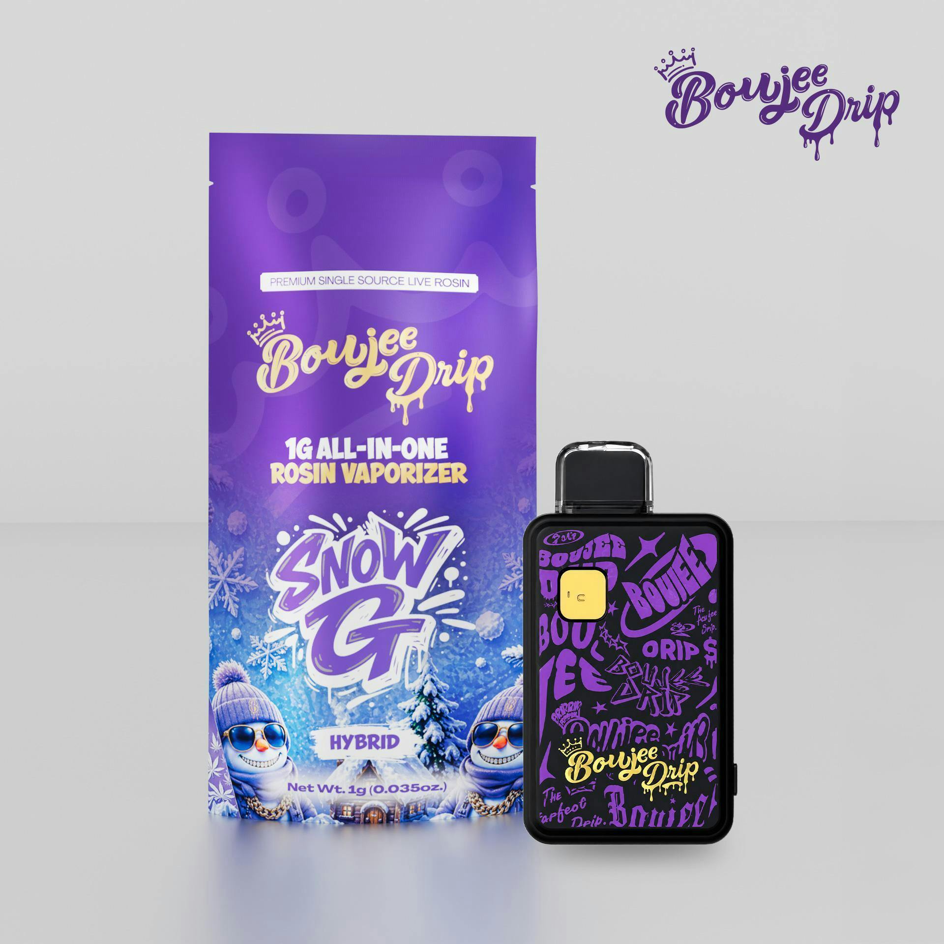 Boujee | 1g Live Rosin Disposable | Snow G