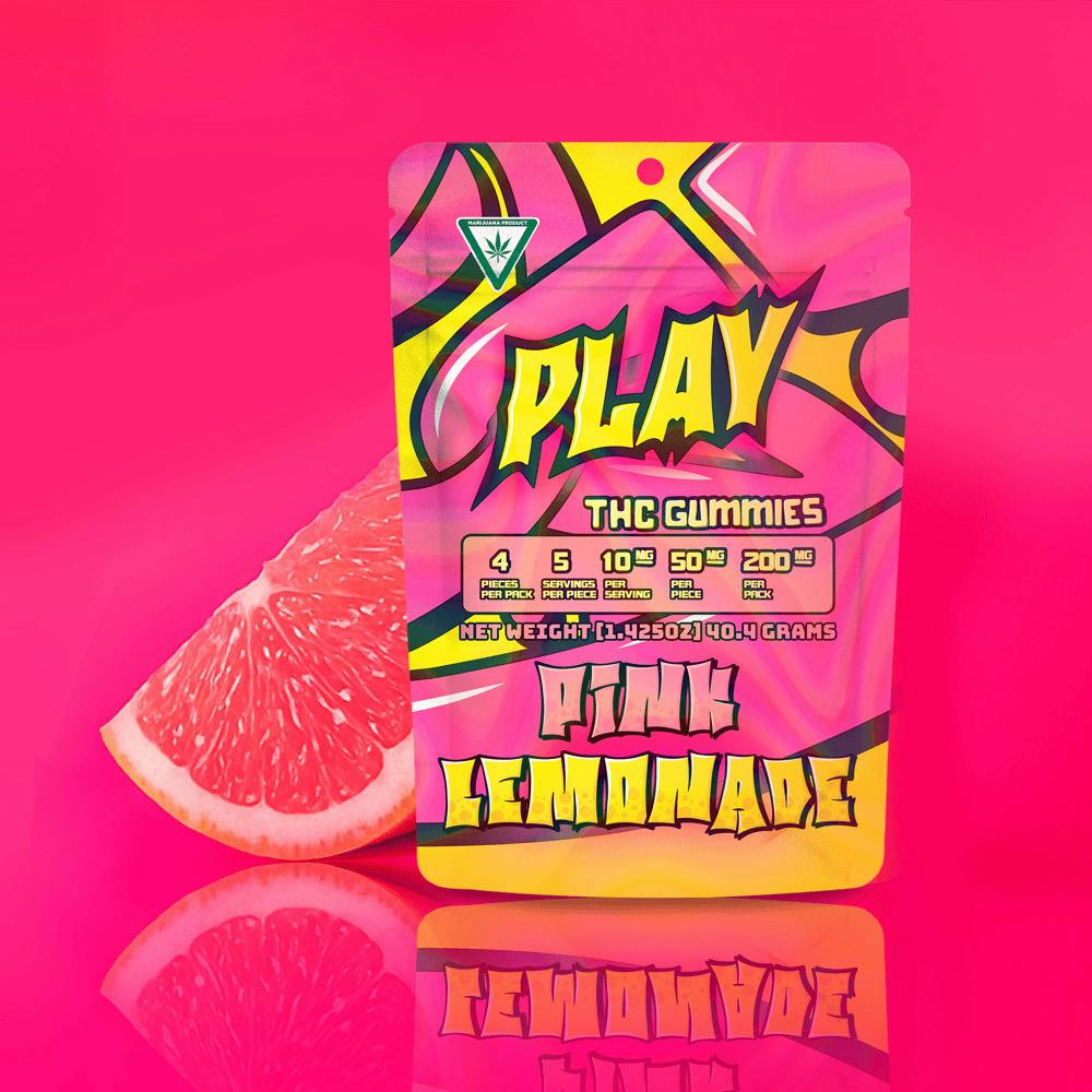 Play | 200mg Gummies 4x50 | Pink Lemonade