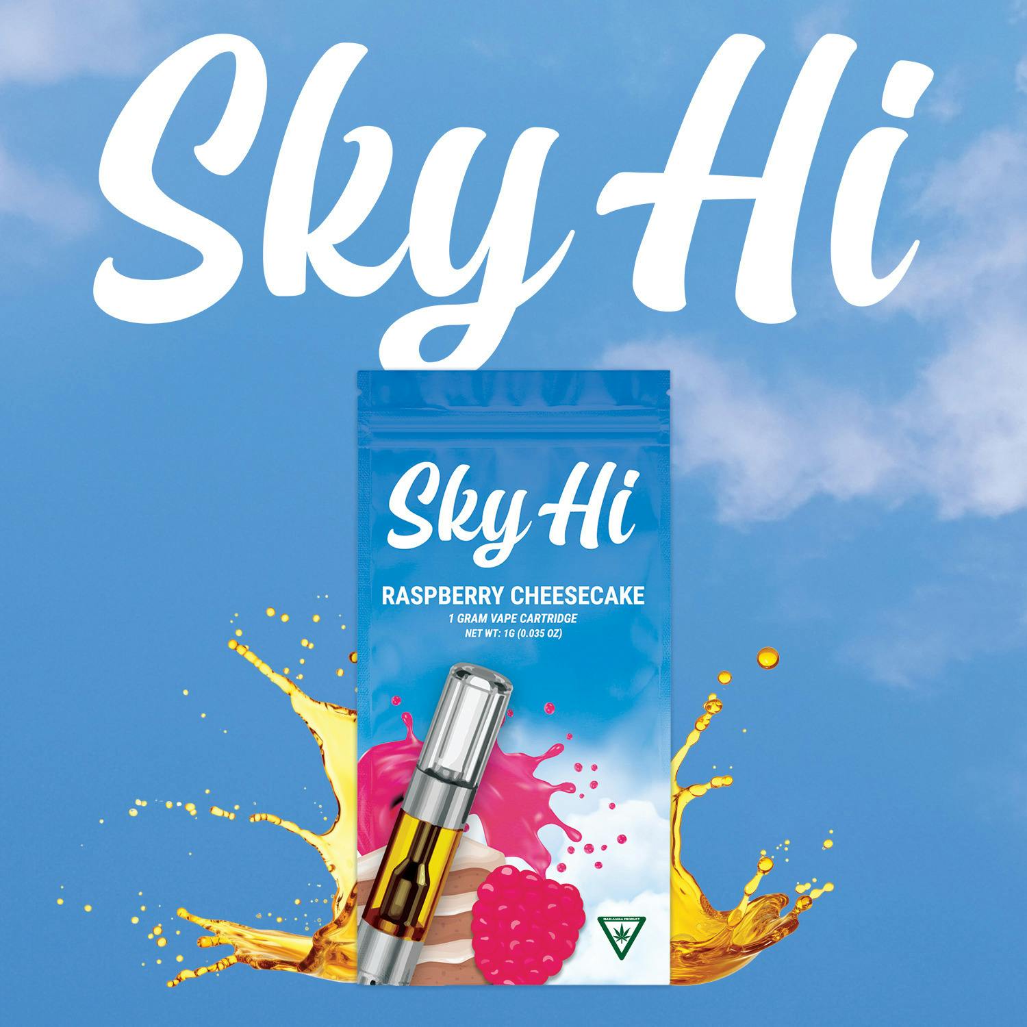 Sky Hi | 1g Cartridge | Raspberry Cheesecake
