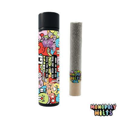 Monopoly Melts x GT | 2g Hash Hole Donut | Orange Push Pop x Tallymon