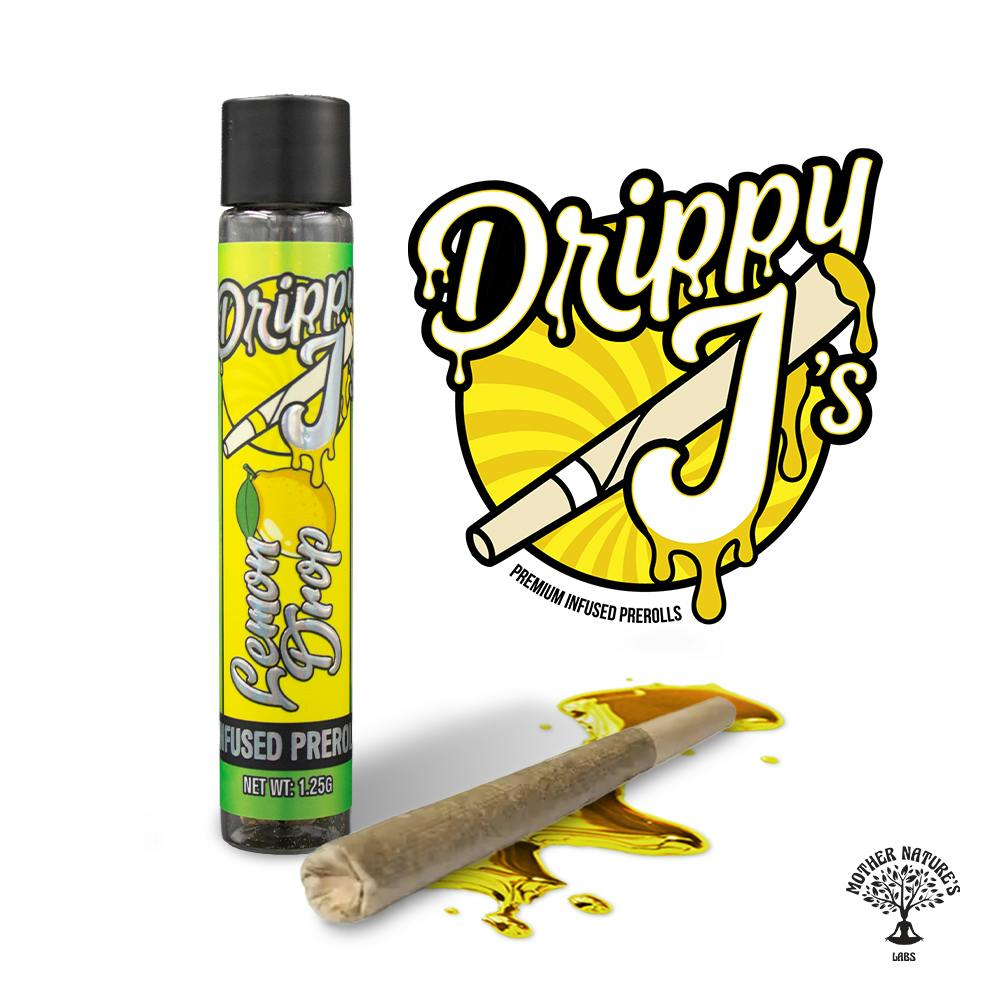 Drippy J's | 1.2g Infused Pre Roll | Lemon Drop
