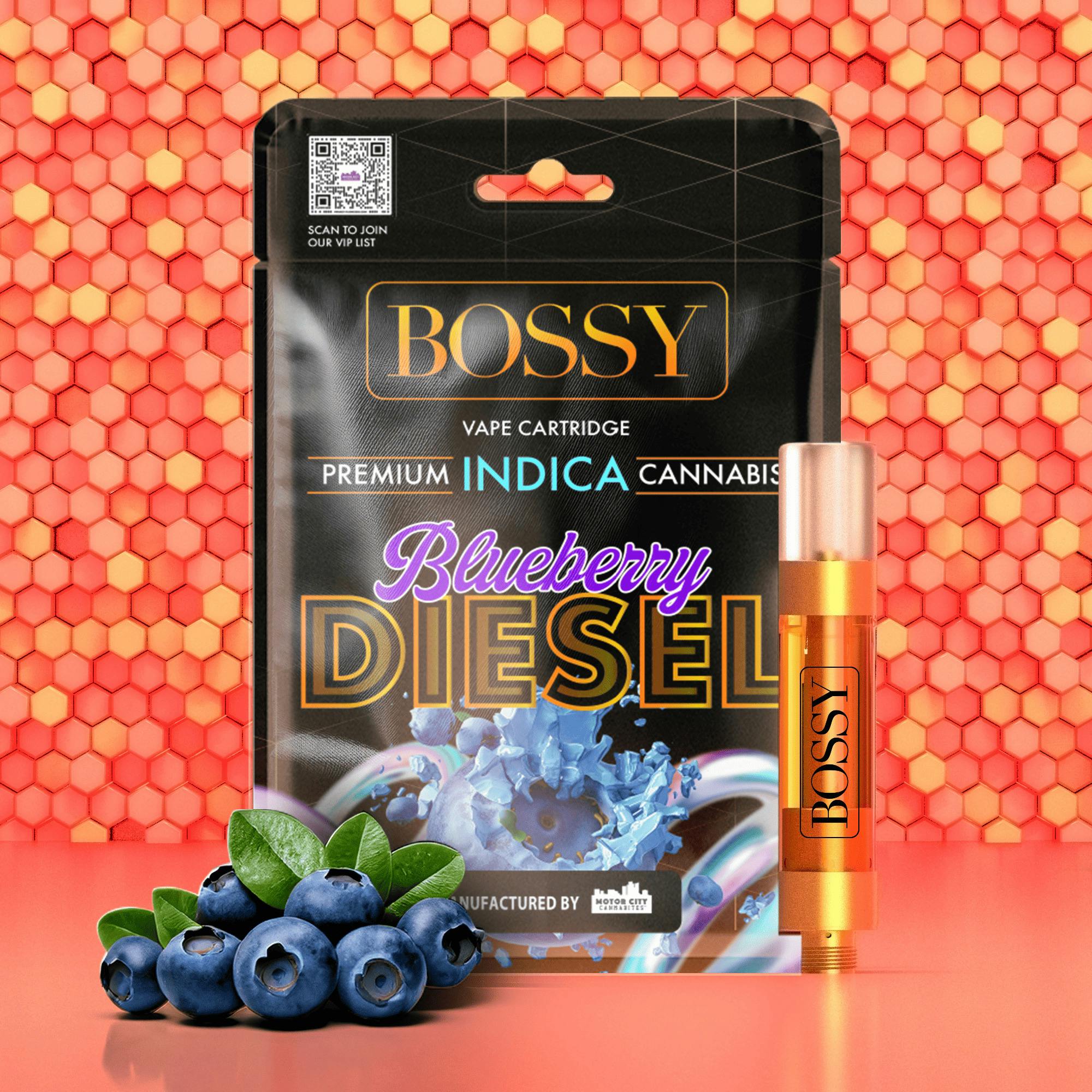 Bossy | 1g Cartridge | Blueberry Diesel