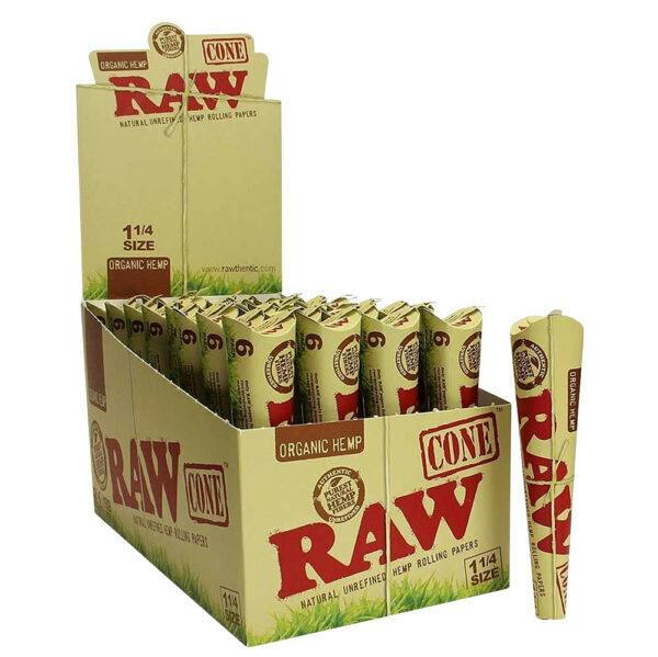 Raw Organic Hemp Cones 1 1/4 6pk