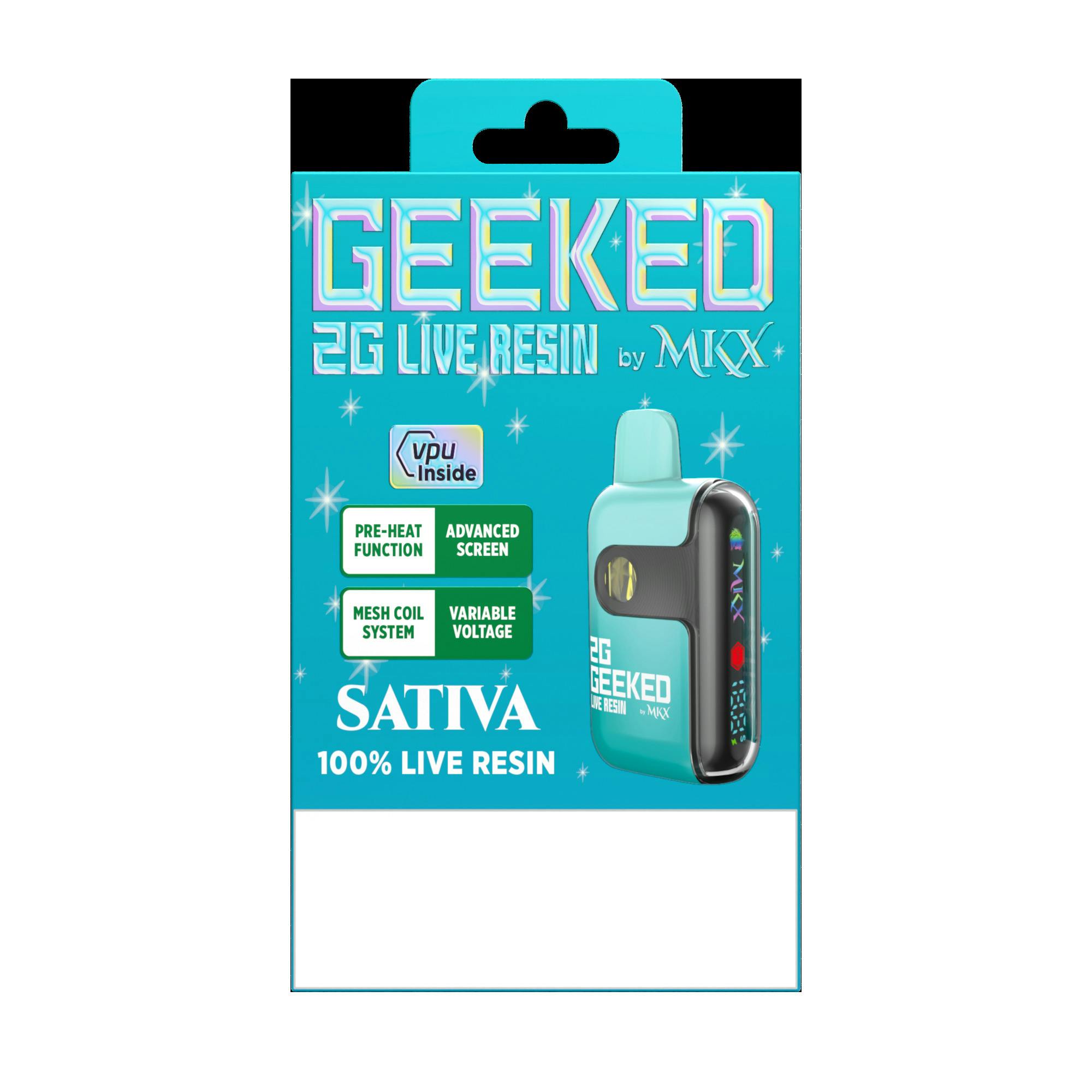 Geeked | 2g Live Resin Disposable | Jet Fuel